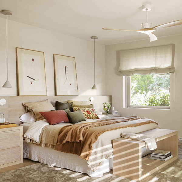 11 cabeceros de madera que no son los típicos para transformar tu dormitorio con un toque moderno